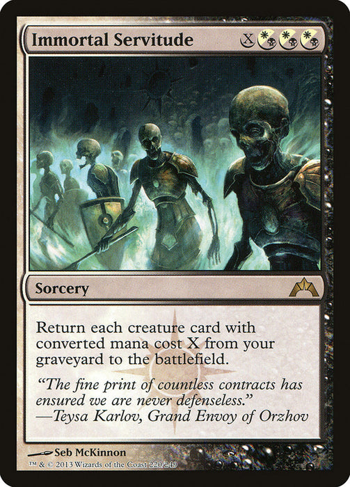 Immortal Servitude  (Foil)