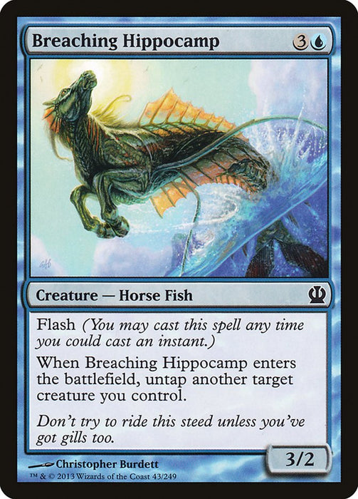 Breaching Hippocamp  (Foil)