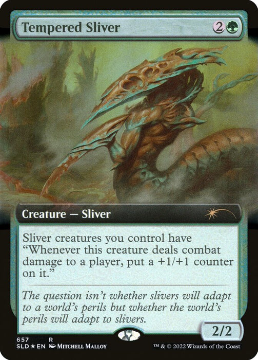 Tempered Sliver - Extended Art (Foil)