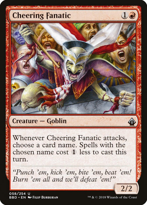 Cheering Fanatic  (Foil)