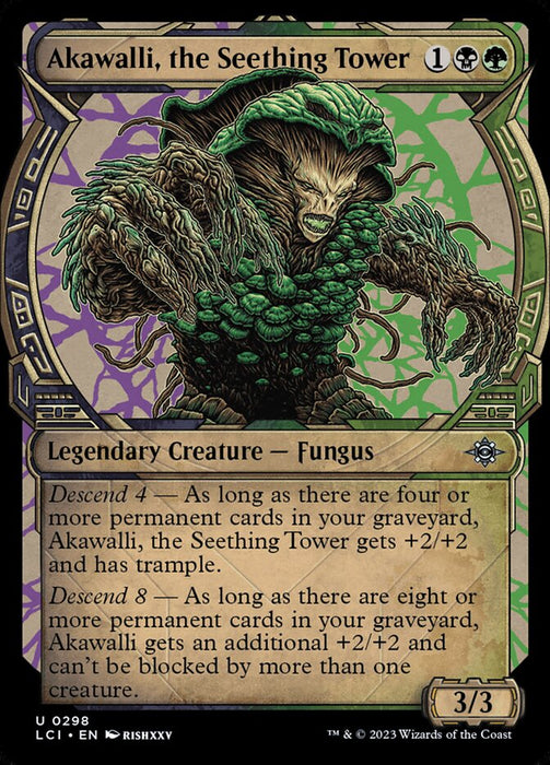 Akawalli, the Seething Tower - Showcase- Legendary (Foil)