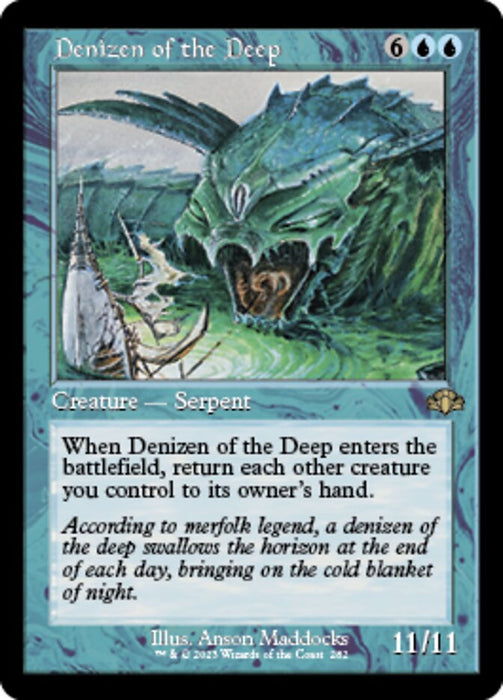 Denizen of the Deep - Retro Frame (Foil)
