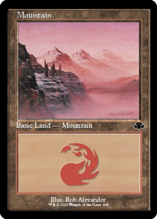 Mountain - Retro Frame
