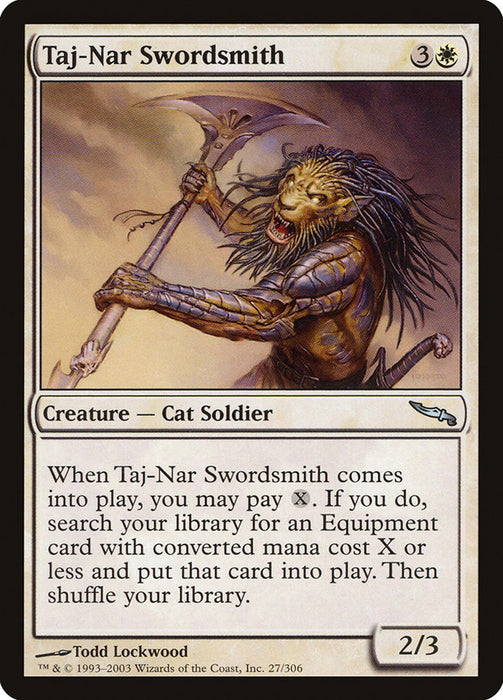 Taj-Nar Swordsmith  (Foil)