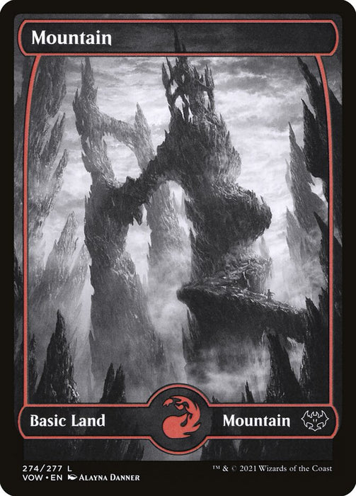 Mountain - Full Art  - Showcase - Inverted (Foil)