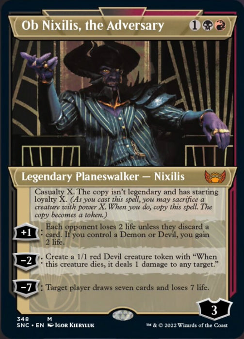 Ob Nixilis, the Adversary  - Showcase (Foil)
