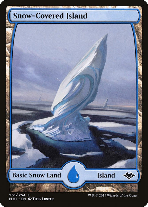 Snow-Covered Island - Full Art  (Foil)
