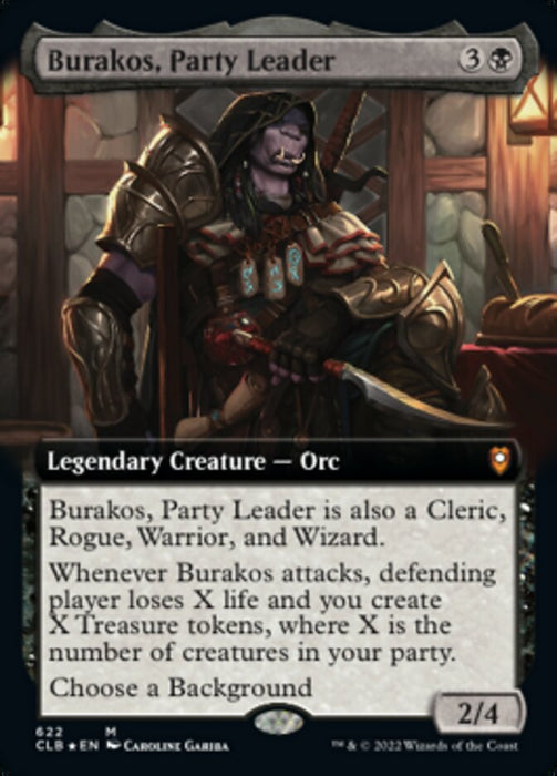 Burakos, Party Leader  - Legendary - Extended Art (Foil)