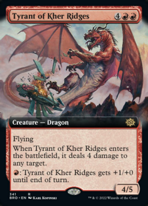 Tyrant of Kher Ridges - Extended Art (Foil)