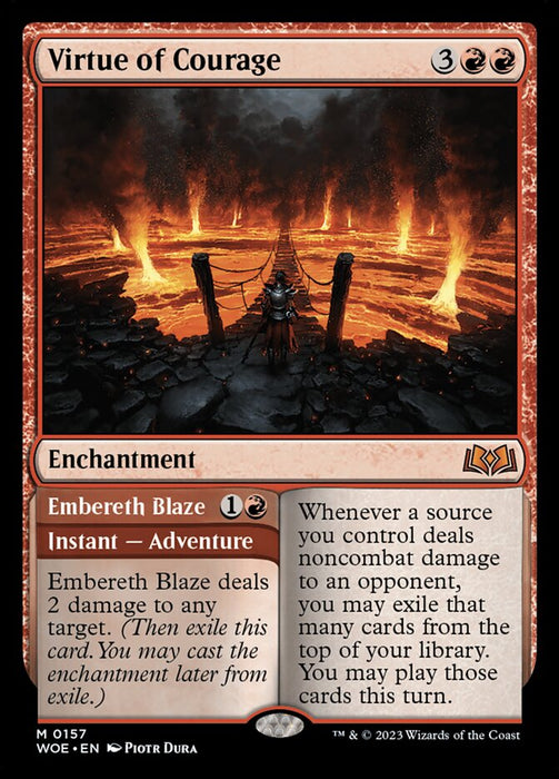 Virtue of Courage // Embereth Blaze (Foil)