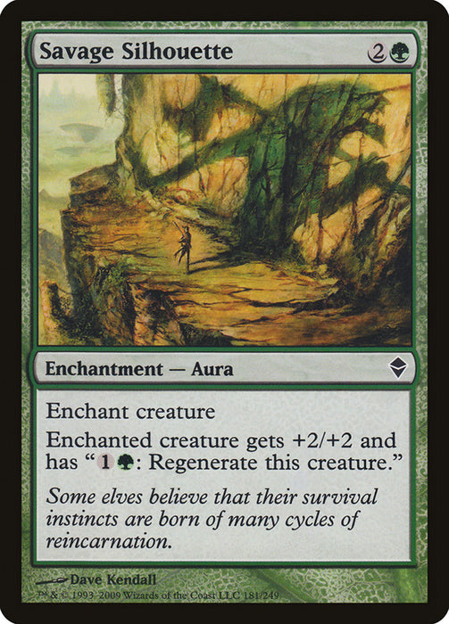 Savage Silhouette  (Foil)