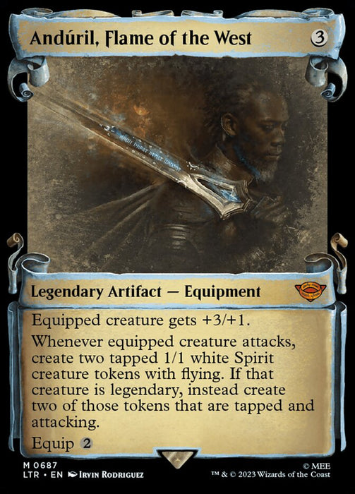 Andúril, Flame of the West - Showcase- Legendary (Foil)