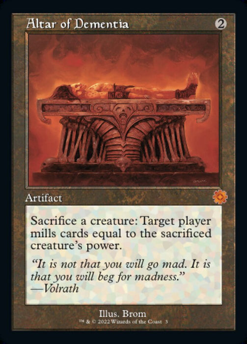 Altar of Dementia - Retro Frame