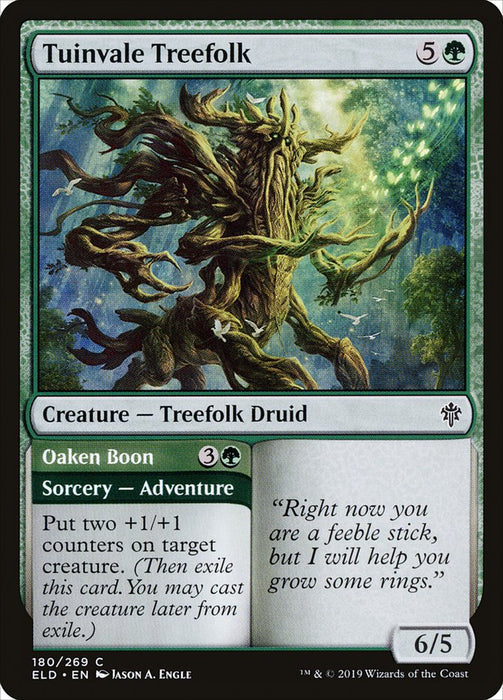 Tuinvale Treefolk // Oaken Boon  (Foil)