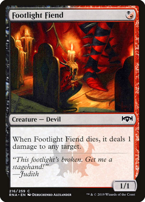 Footlight Fiend  (Foil)