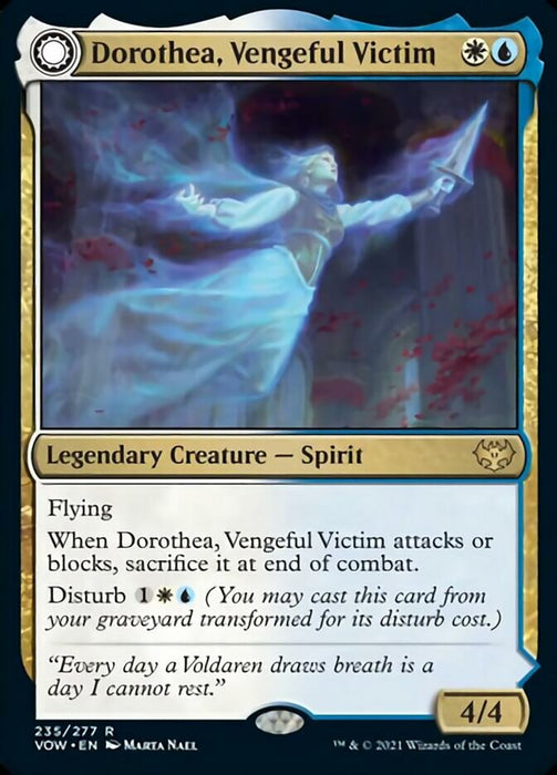 Dorothea, Vengeful Victim // Dorothea's Retribution  - Legendary