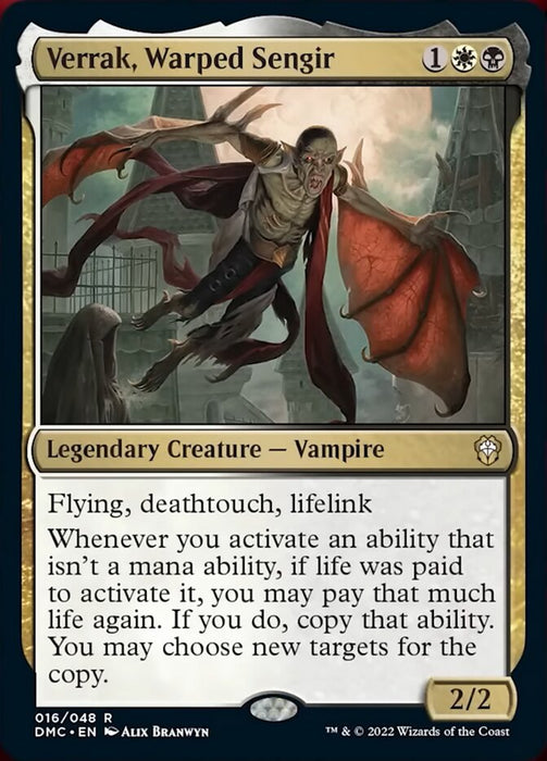 Verrak, Warped Sengir - Legendary