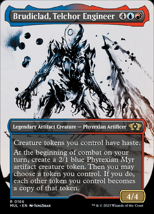 Brudiclad, Telchor Engineer - Borderless - Legendary- Showcase- Inverted (Foil)