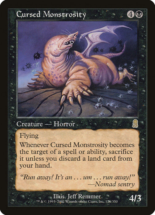 Cursed Monstrosity  (Foil)