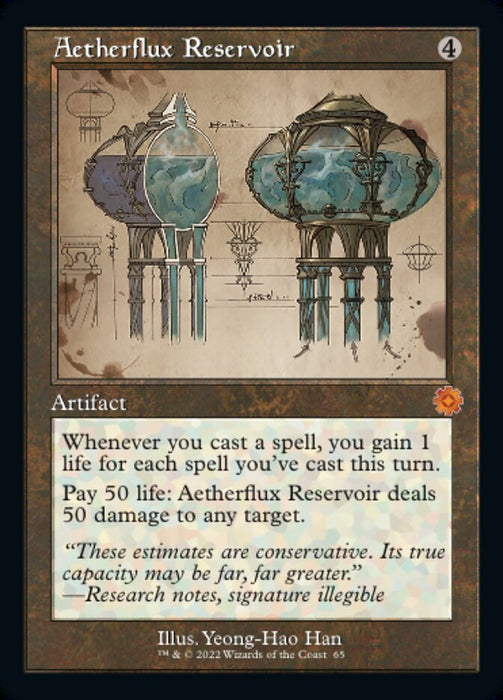 Aetherflux Reservoir - Retro Frame (Foil)