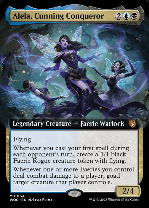 Alela, Cunning Conqueror - Legendary- Extended Art (Foil)