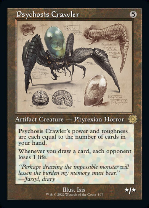Psychosis Crawler - Retro Frame (Foil)