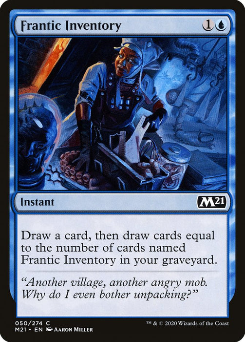 Frantic Inventory  (Foil)