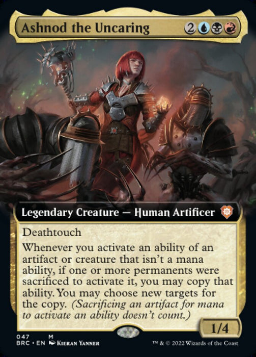 Ashnod the Uncaring - Extended Art- Legendary (Foil)