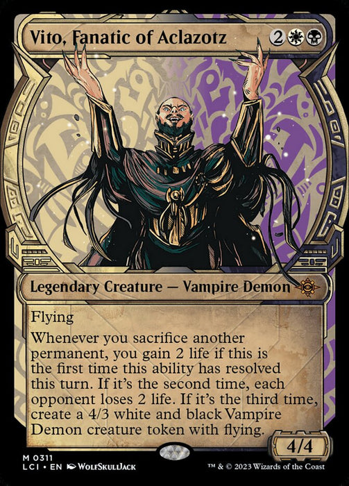 Vito, Fanatic of Aclazotz - Showcase- Legendary (Foil)