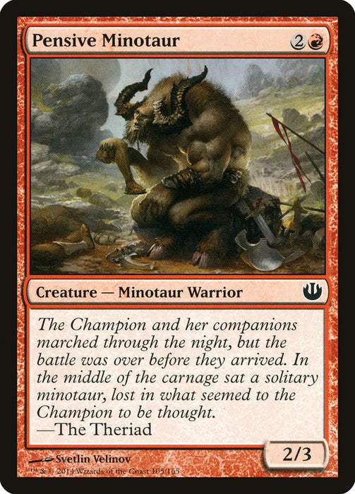 Pensive Minotaur  (Foil)