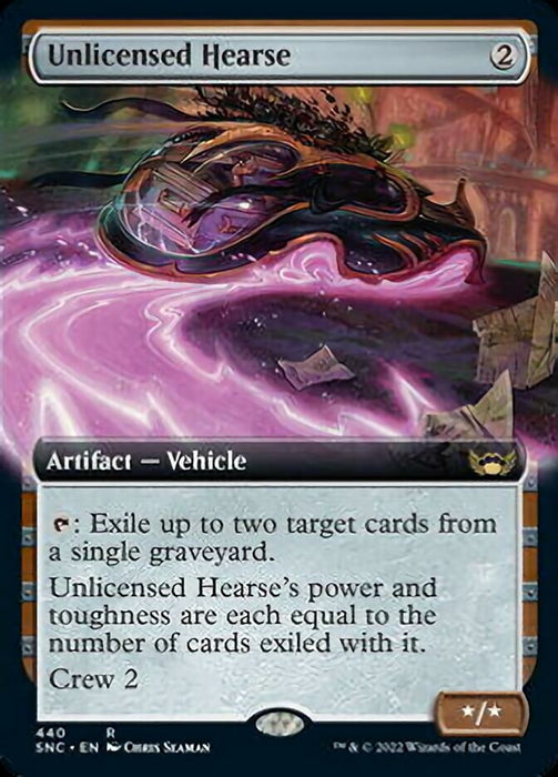 Unlicensed Hearse  - Extended Art (Foil)