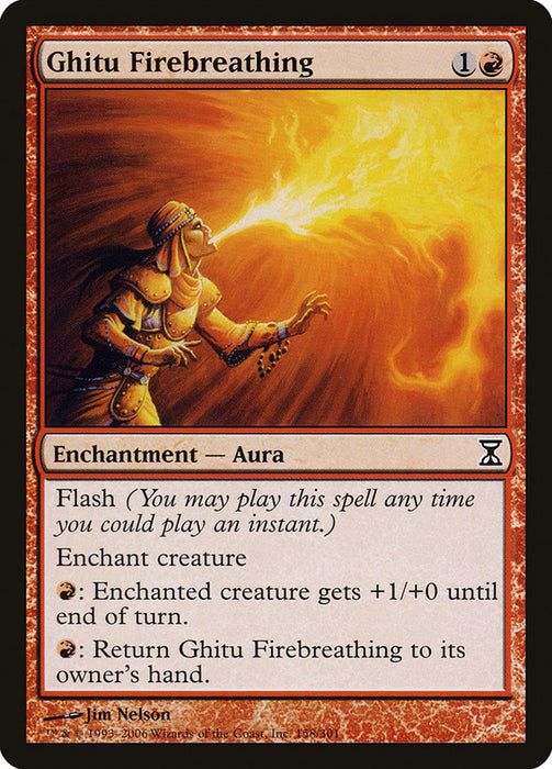 Ghitu Firebreathing  (Foil)