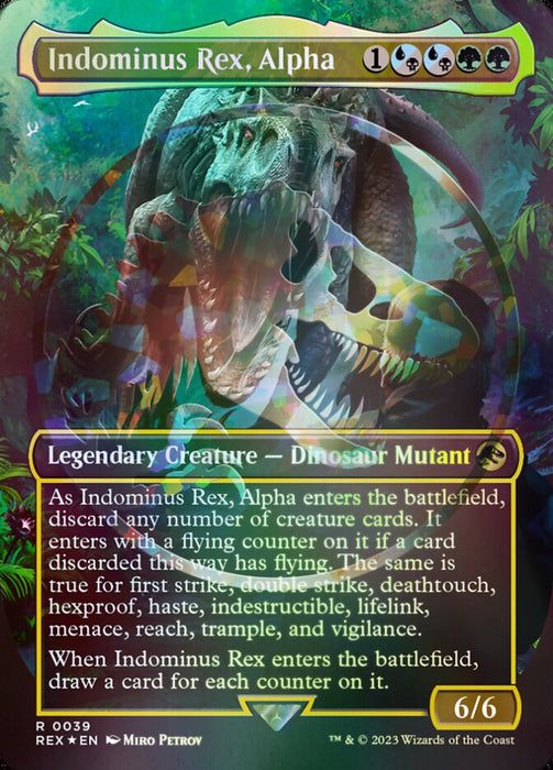 Indominus Rex, Alpha - Borderless - Legendary (Foil)