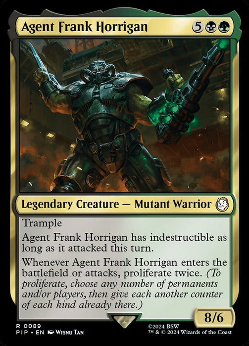 Agent Frank Horrigan - Legendary