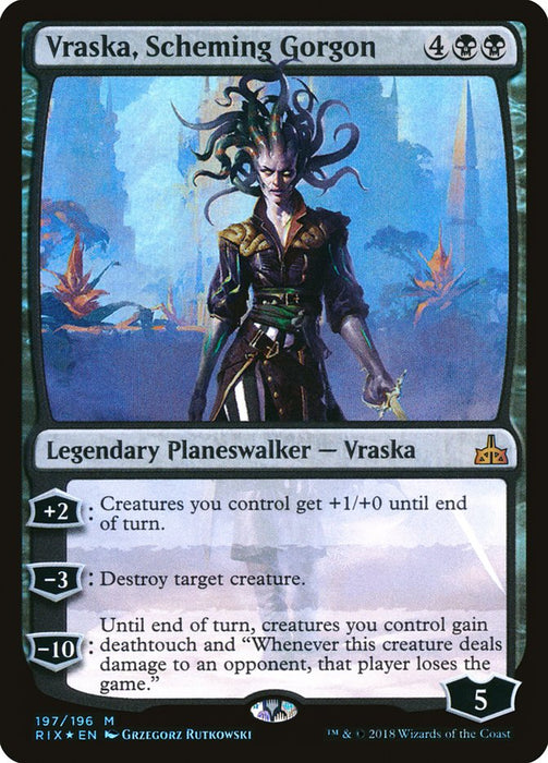 Vraska, Scheming Gorgon  (Foil)