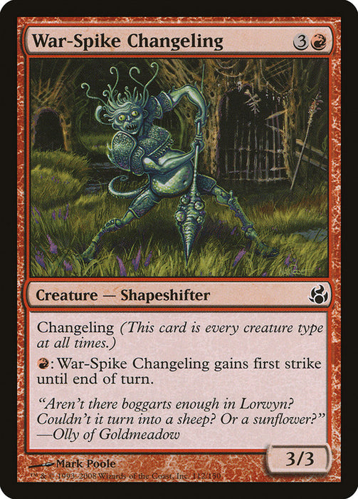 War-Spike Changeling  (Foil)