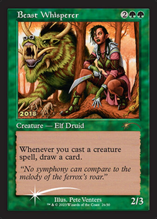 Beast Whisperer - Retro Frame (Foil)