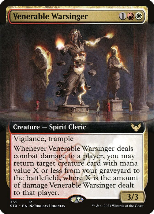 Venerable Warsinger  - Extended Art (Foil)