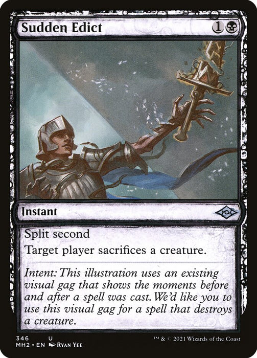 Sudden Edict  - Showcase (Foil)