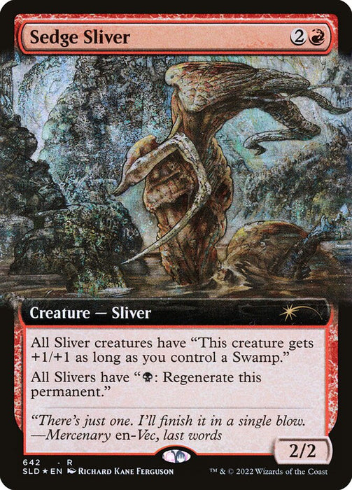 Sedge Sliver - Extended Art (Foil)