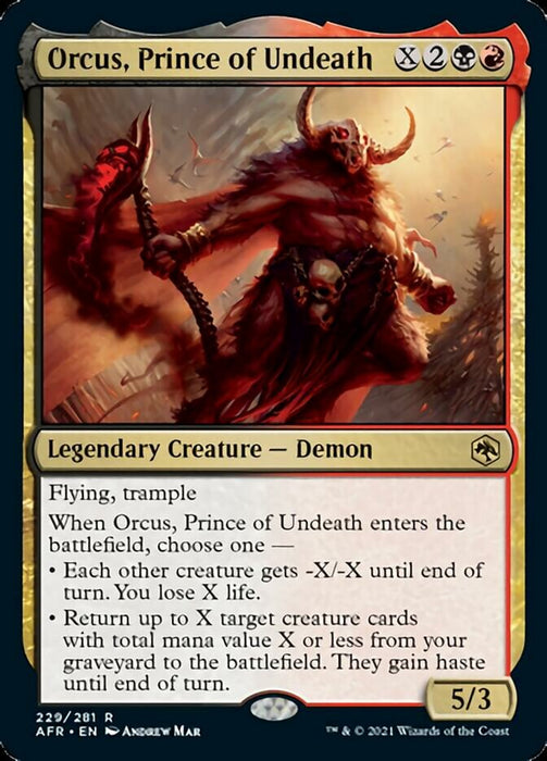 Orcus, Prince of Undeath  - Legendary