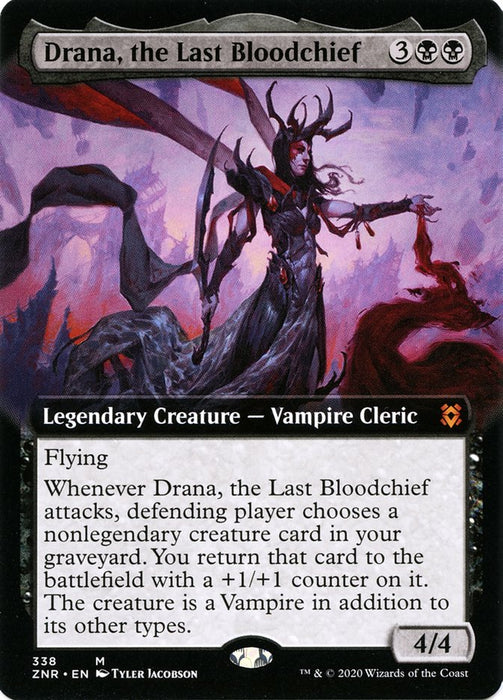 Drana, the Last Bloodchief  - Extended Art - Legendary