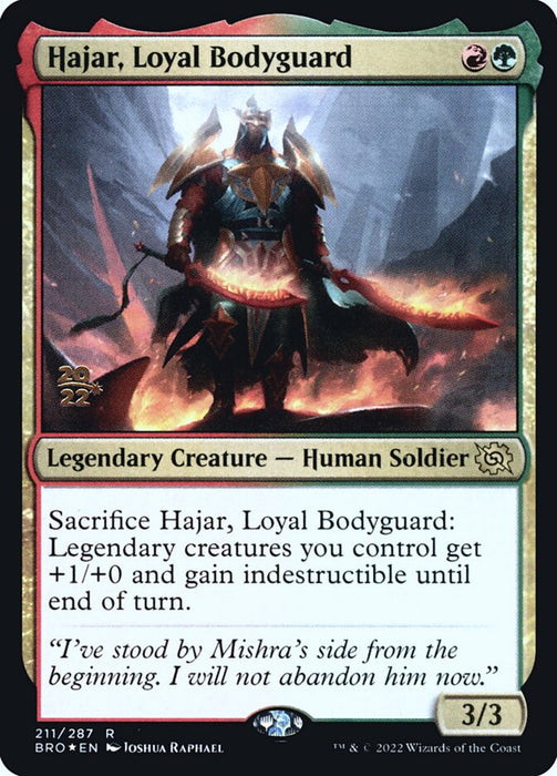 Hajar, Loyal Bodyguard - Legendary (Foil)