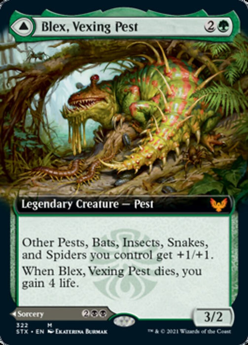 Blex, Vexing Pest // Search for Blex  - Legendary - Extended Art