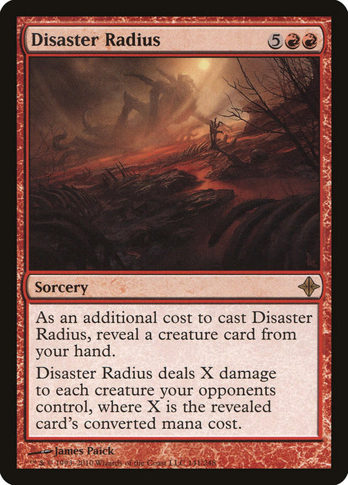 Disaster Radius  (Foil)