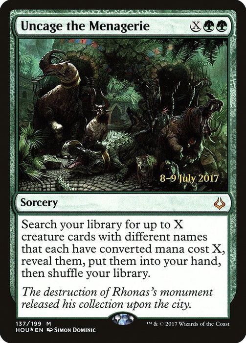 Uncage the Menagerie  (Foil)