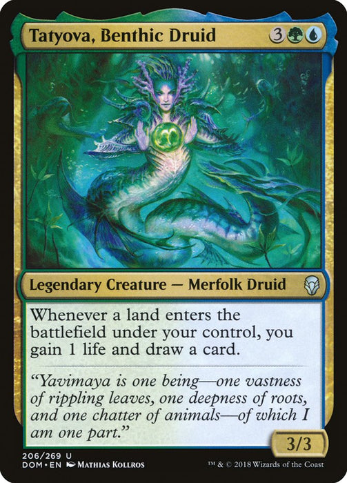 Tatyova, Benthic Druid  - Legendary (Foil)