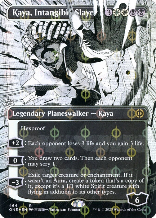 Kaya, Intangible Slayer - Borderless - Inverted- Showcase (Foil)