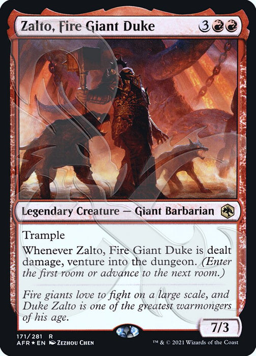 Zalto, Fire Giant Duke  - Legendary (Foil)