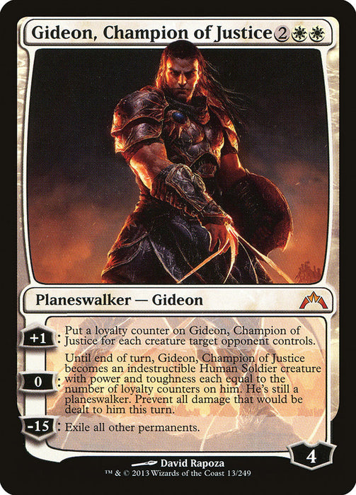 Gideon, Champion of Justice  (Foil)